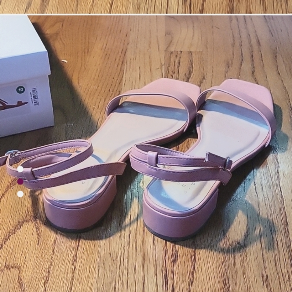 A New Day Peachy Sandals Minimalist Design